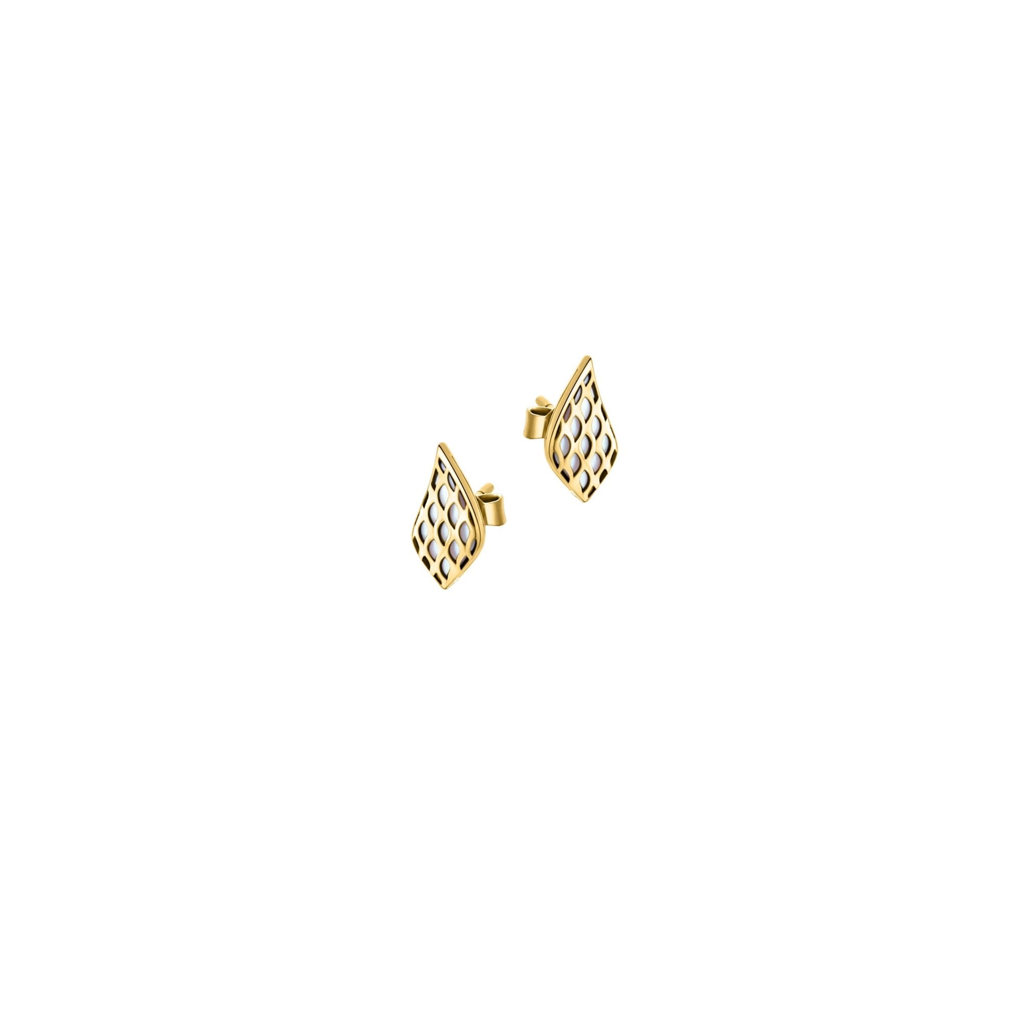 City of Dreamers Stud Earrings, 2 Motifs – premium luxury 18K Saudi jewelry design from Shahadalqabbaa